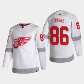 Dresovi Detroit Red Wings Mathias Brome 86 2020-21 Reverse Retro Authentic - Muške